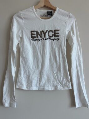 ENYCE  Jeweled Long Sleeve Tee